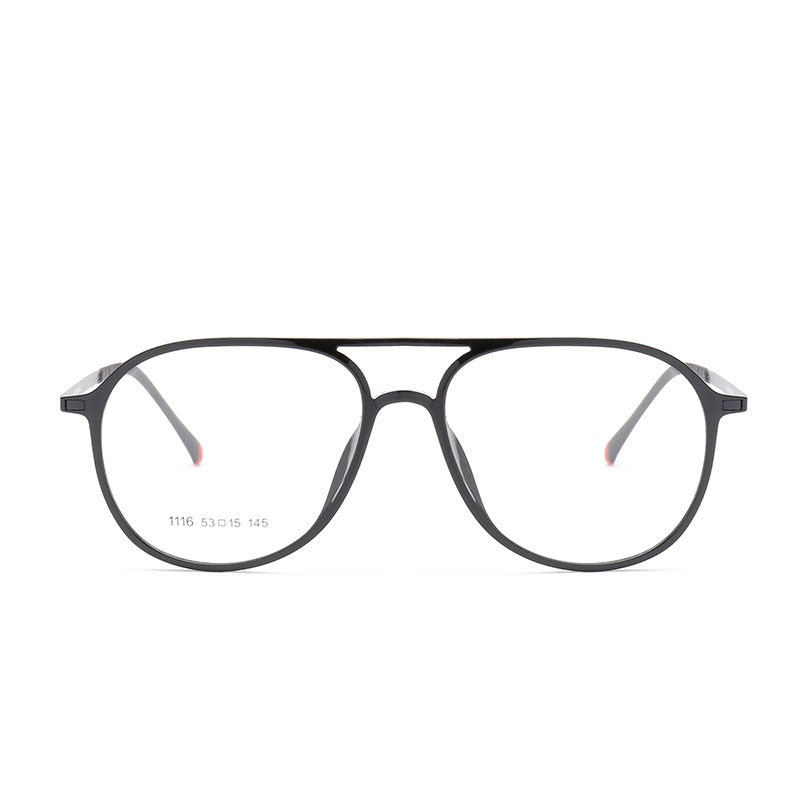 Reven Jate 1116 Acetate Full Rim Flexible Eyeglasses Frame For Men And Women Eyewear Frame Spectacles Full Rim Reven Jate   