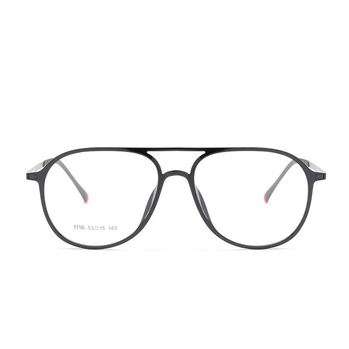 Reven Jate 1116 Acetate Full Rim Flexible Eyeglasses Frame For Men And Women Eyewear Frame Spectacles Full Rim Reven Jate   
