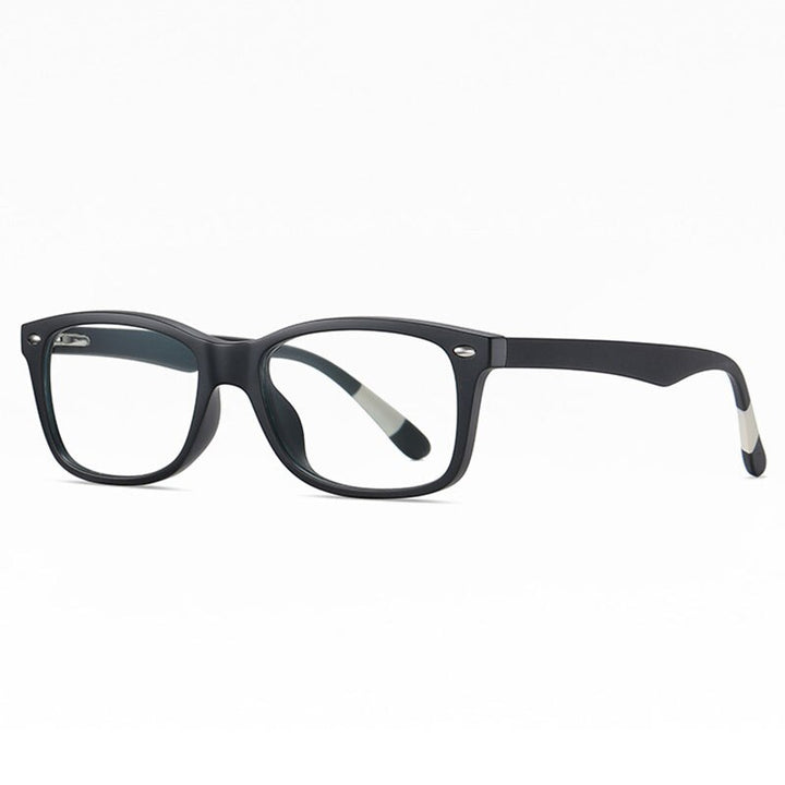 Hotochki Unisex Full Rim TR-90 Resin Frame Eyeglasses Tr2319 Full Rim Hotochki Matte Black C04-P81  