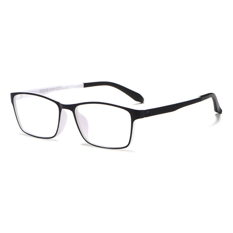 Hotony Men's Full Rim TR 90 Resin Square Frame Eyeglasses 8870 Full Rim Hotony   