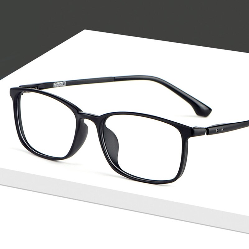 Hotony Unisex Full Rim Square TR 90 Resin Frame Eyeglasses 9801 Full Rim Hotony   