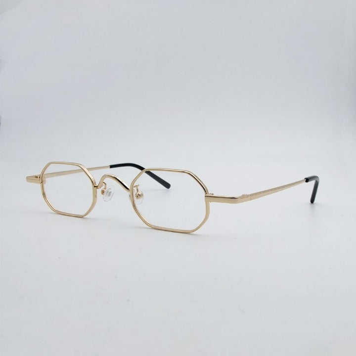 Unisex Irregular Octagonal Myopic Reading Glasses 811007 Reading Glasses Yujo   