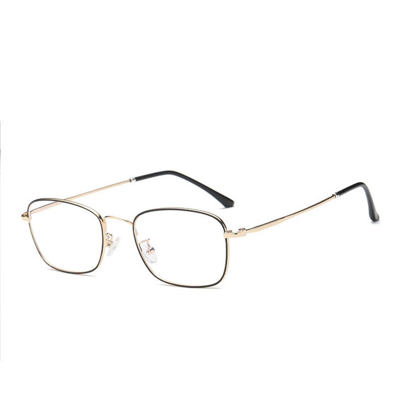 Hotochki Unisex Full Rim Alloy Frame Eyeglasses 5206 Full Rim Hotochki black gold  