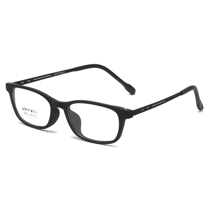 Reven Jate Unisex Eyeglasses 9837 Small Face Flexible Frame Pure Titanium Frame Reven Jate   
