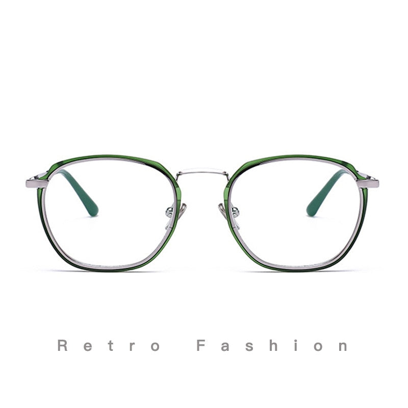 Reven Jate Tr90 Unisex Eyeglasses Round 1718063 Full Rim Reven Jate   