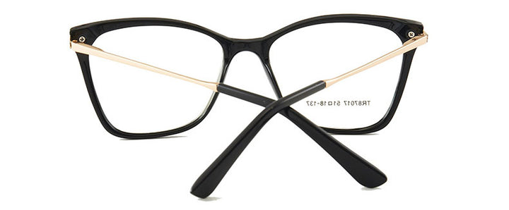 Hotony Women's Full Rim TR 90 Resin Cat Eye Frame Eyeglasses 7017 Full Rim Hotony   