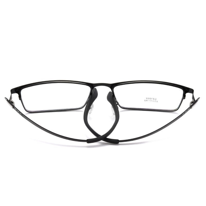 Handoer Men's Full Rim Square Alloy Eyeglasses 41002 Full Rim Handoer   