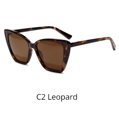Ralferty Women's Sunglasses Cat Eye W3021227 Sunglasses Ralferty C2 Leopard China 