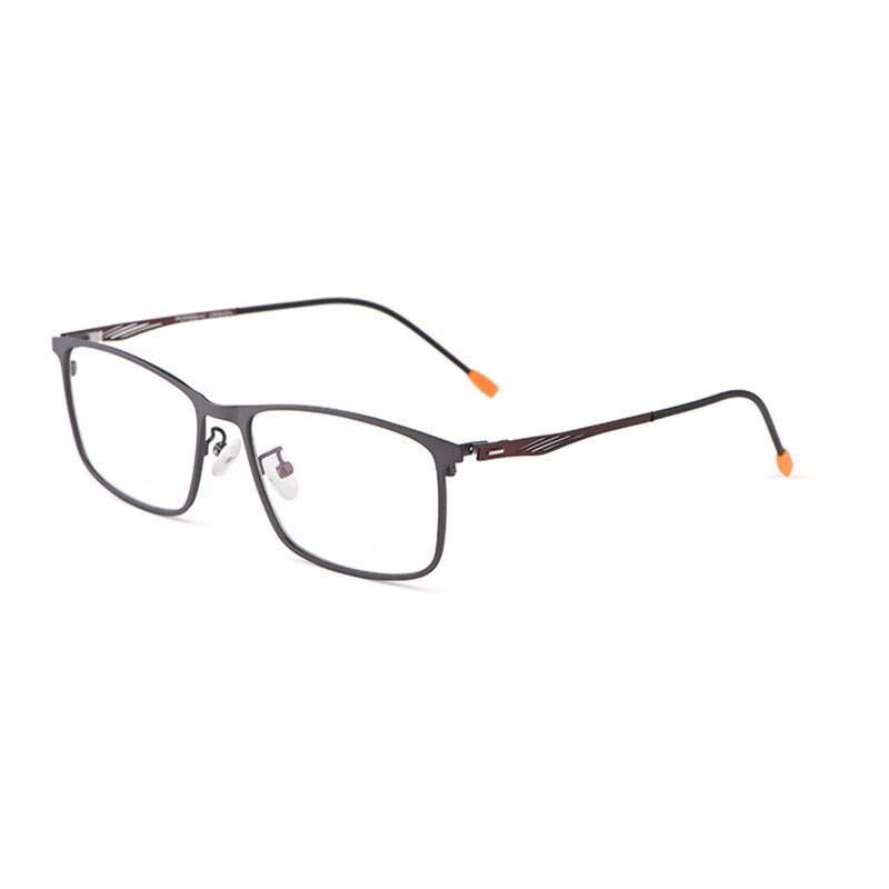 Hotochki Men's Full Rim Alloy Frame Eyeglasses 8835 Full Rim Hotochki gray  