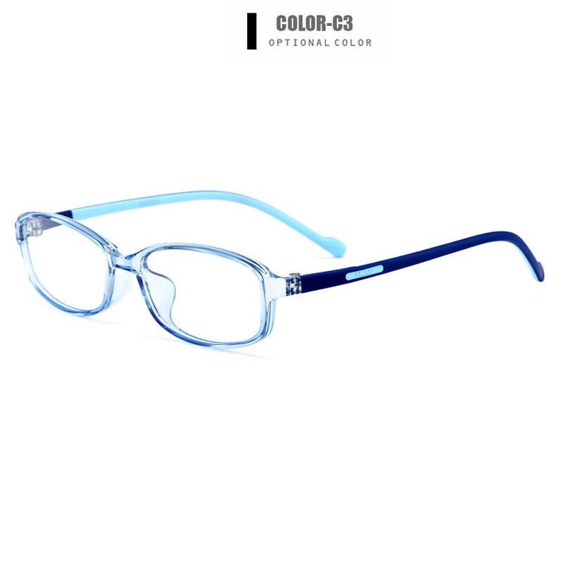 Women's Eyeglasses Ultralight Tr90 Square Plastic Small Face M8034 Frame Gmei Optical C3  
