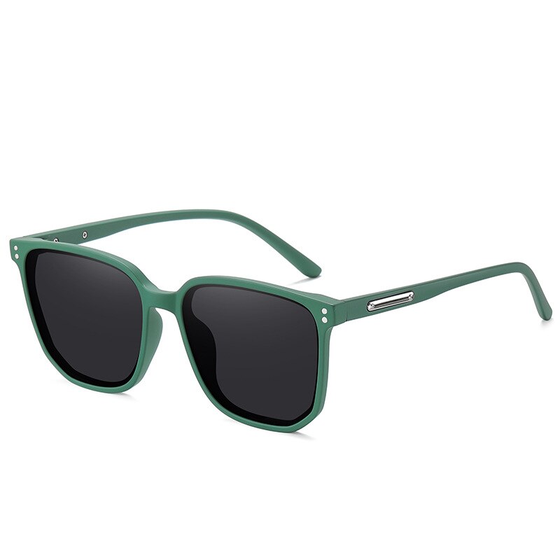 Yimaruili Unisex Full Rim TR 90 Resin Frame Polarized HD Sunglasses CP3723 Sunglasses Yimaruili Sunglasses Matte Green Other 