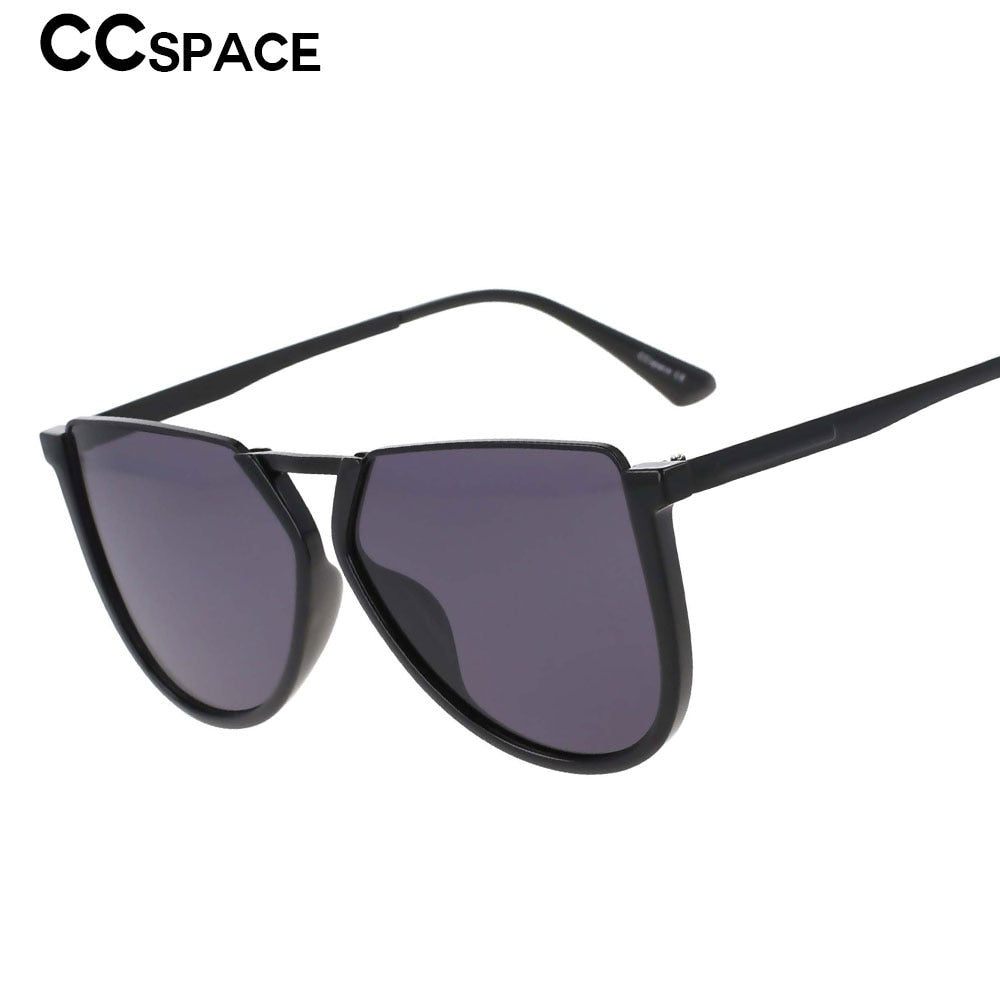 CCspace Women's Full Rim Alloy Polygonal Frame Sunglasses 48041 Sunglasses CCspace Sunglasses   