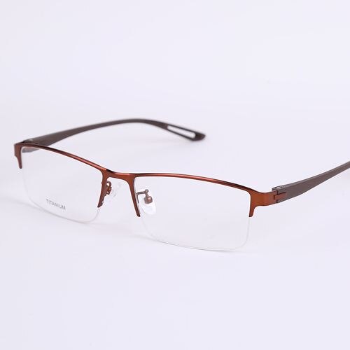 Oveliness Men's Semi Rim Square Alloy Eyeglasses 9029 Semi Rim Oveliness   