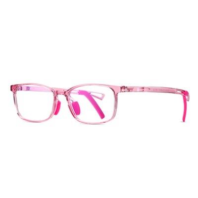 Ralferty Kids' Eyeglasses Flexible Tr90 D5109 Frame Ralferty C5 Clear Pink  