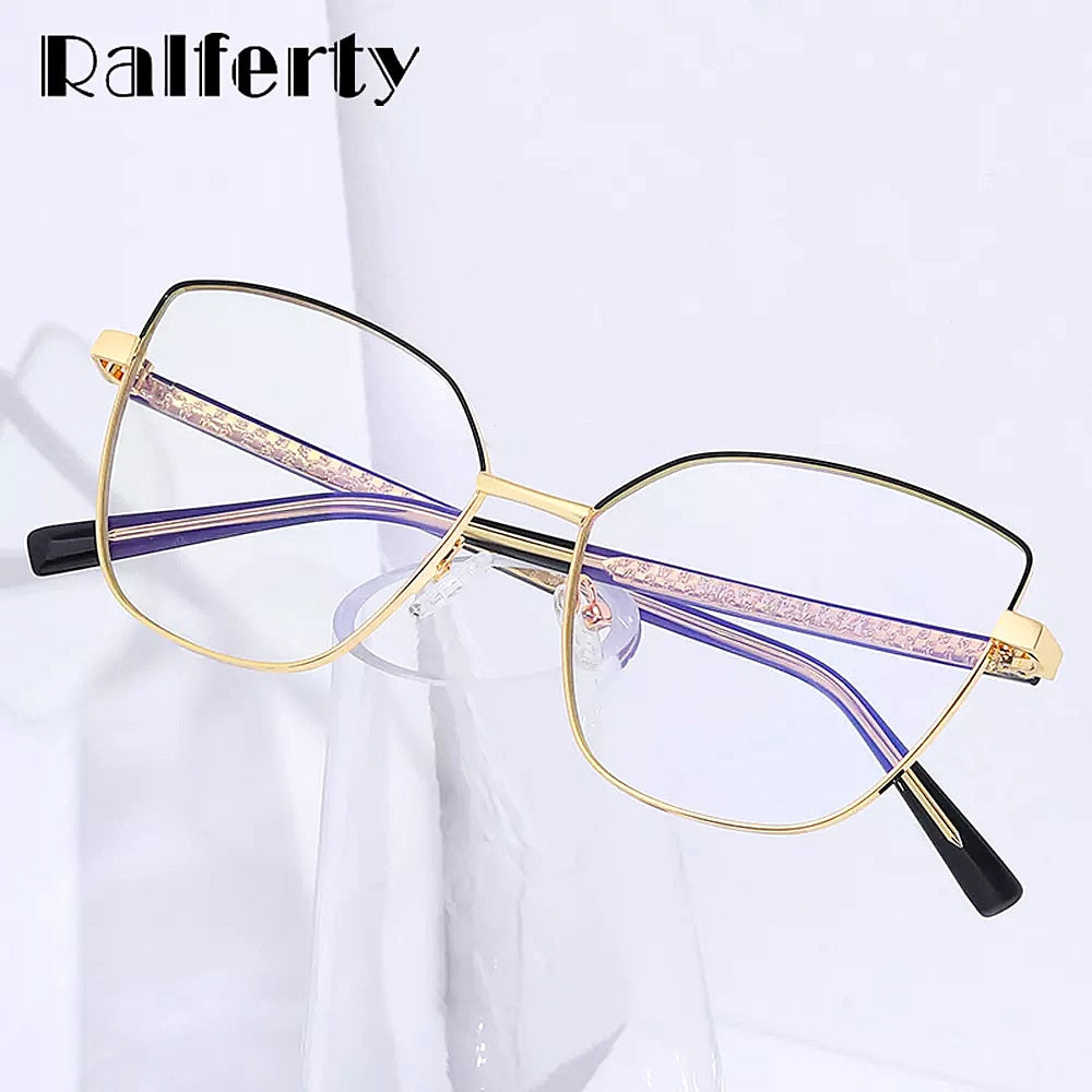 Ralferty Women's Eyeglasses Anti Blue Alloy 3002 Anti Blue Ralferty   