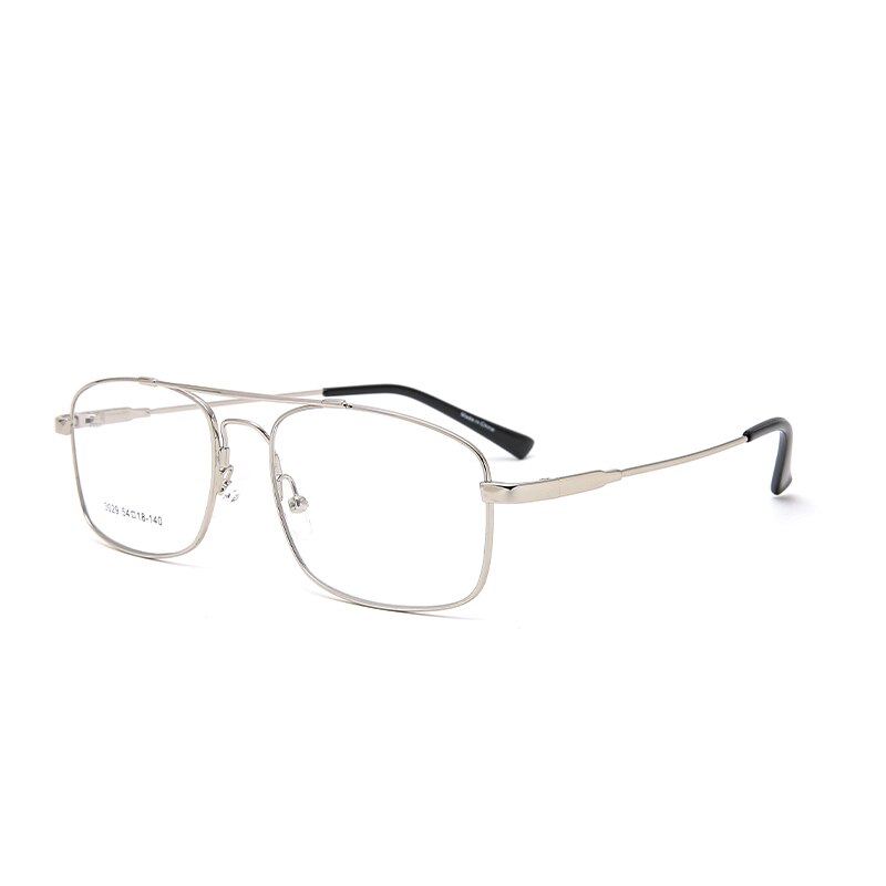 Laoyehui Men's Eyeglasses Square Titanium Reading Glasses 3029a Reading Glasses Laoyehui 0 Silver 
