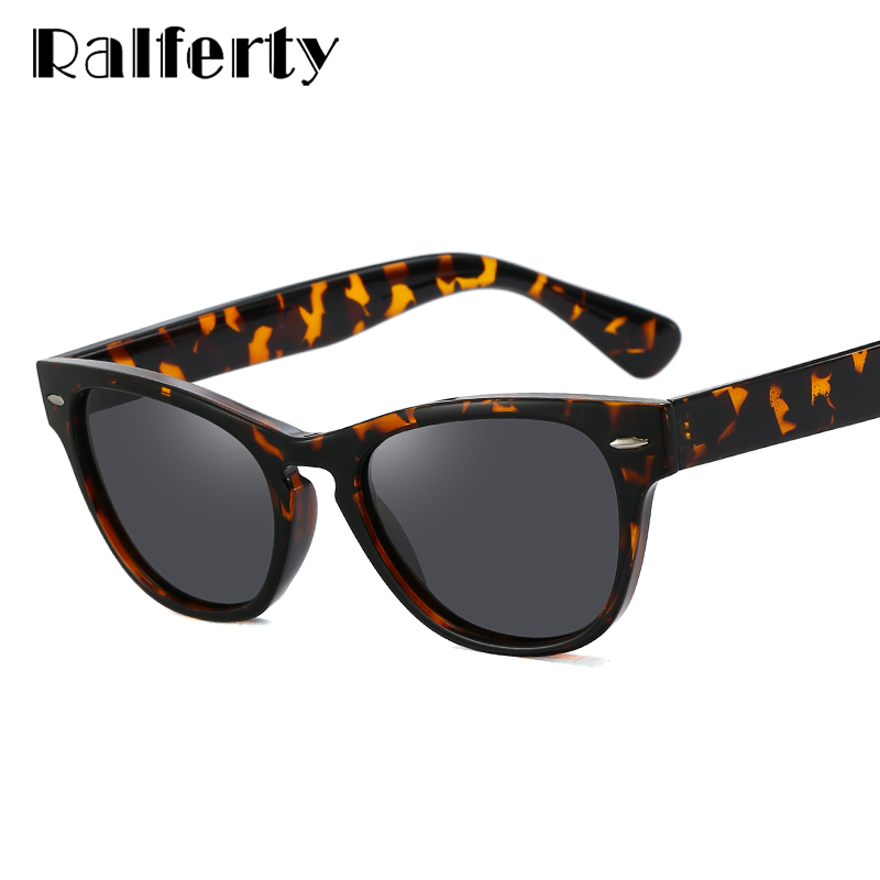 Ralferty Women's Full Rim Square Cat Eye Acetate Polarized Sunglasses F91552 Sunglasses Ralferty   
