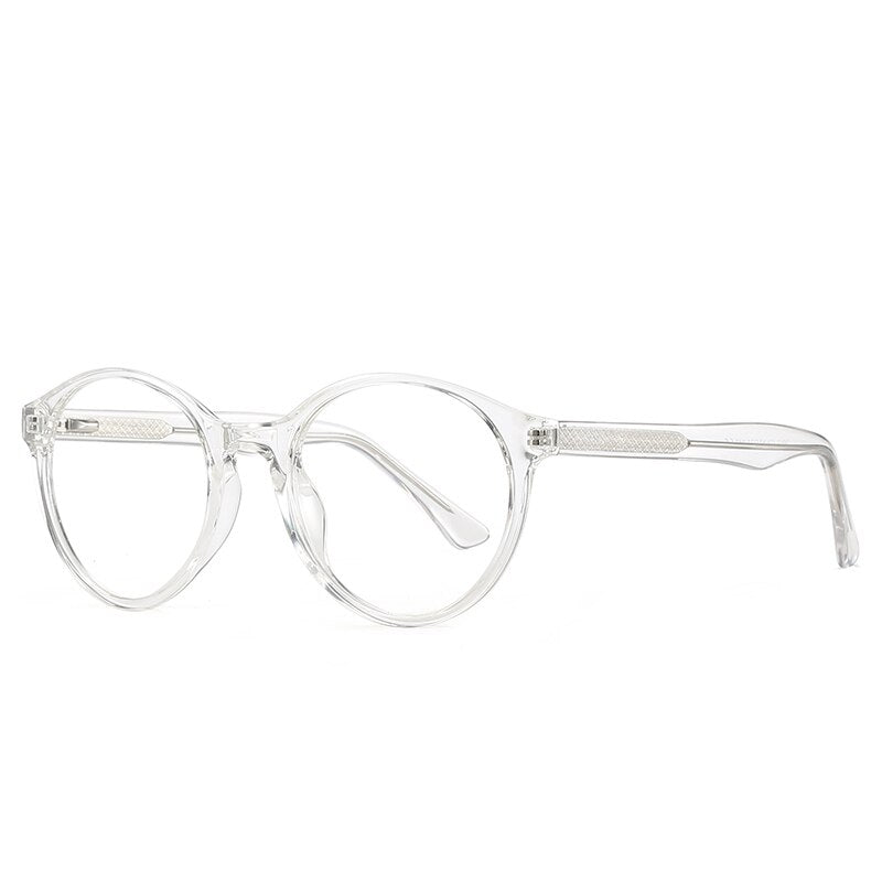 Women's Eyeglasses Round Glasses Frame Tr90 Cp 2007 Frame Gmei Optical C2  