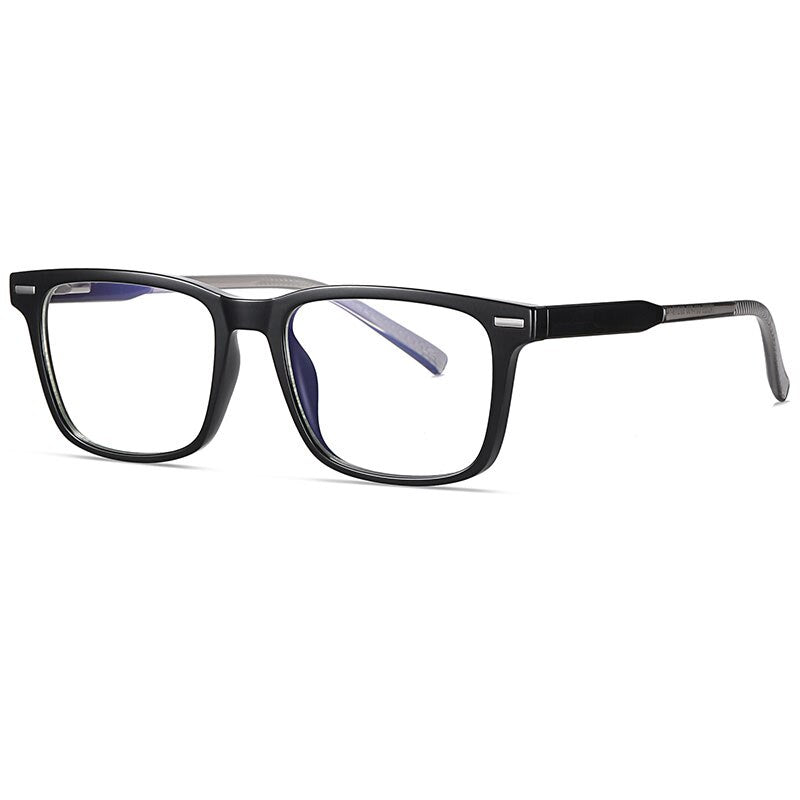 Hotochki Unisex Full Rim Square PC Plastic Resin Frame Eyeglasses 2323 Full Rim Hotochki   