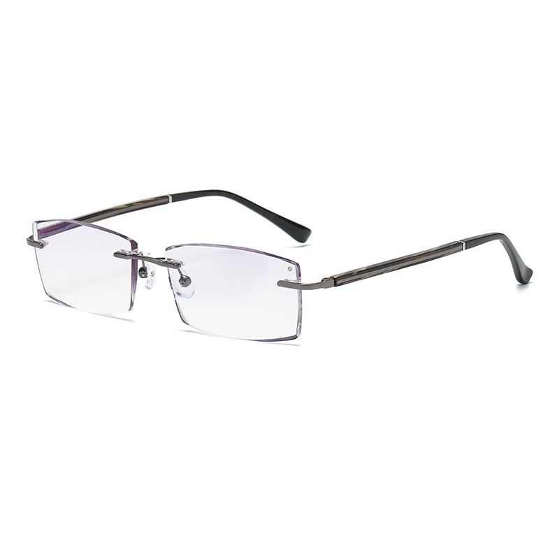 Zirosat 52033 Men's Eyeglasses Alloy Titanium Rimless Rimless Zirosat   