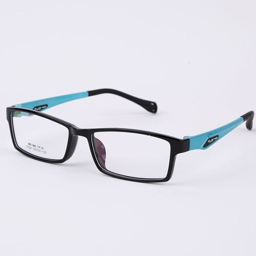 Oveliness Unisex Full Rim Square Tr 90 Titanium Eyeglasses 5024 Full Rim Oveliness black blue  
