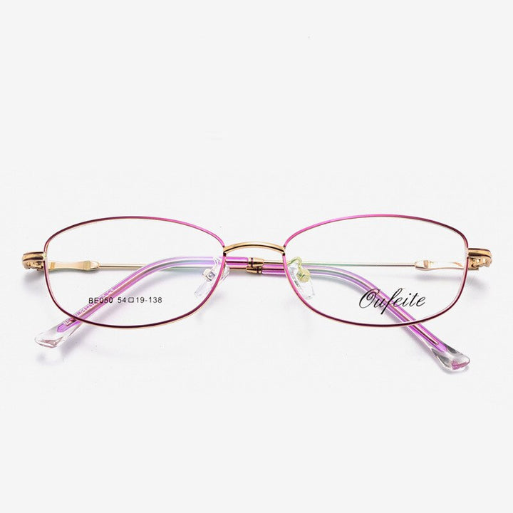 Bclear Women's Eyeglasses Alloy Oval Sc050 Frame Bclear   