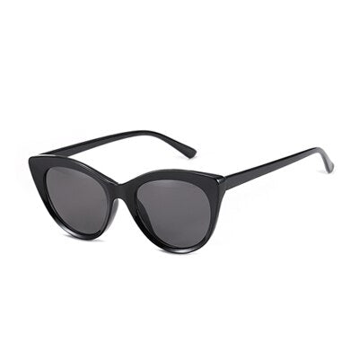 Ralferty Women's Sunglasses Cat Eye W2232 Sunglasses Ralferty C2 Shiny Black  