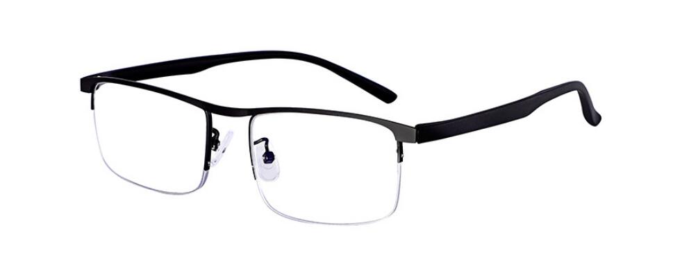 Intelligent Multifocal Progressive Unisex Reading Glasses And Dual-Use Anti-Blue Light Automatic Adjustment Eyewear Reading Glasses Evun Huo +100 BLACK 