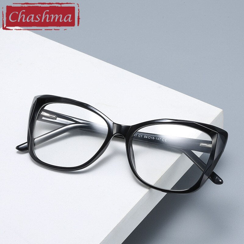 Women's Eyeglasses Cat Eye Frame Acetate 2001 Frame Chashma   