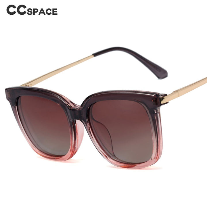 CCSpace Unisex Full Rim Square Tr 90 Titanium Frame Eyeglasses Clip On Sunglasses 48341 Clip On Sunglasses CCspace   