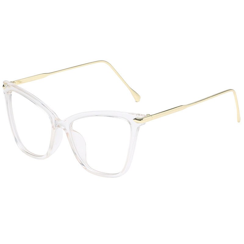 Hotony Women's Full Rim TR 90 Resin Cat Eye Frame Eyeglasses 8011 Full Rim Hotony   