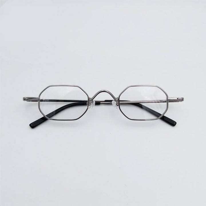 Unisex Irregular Octagonal Myopic Reading Glasses 811007 Reading Glasses Yujo   