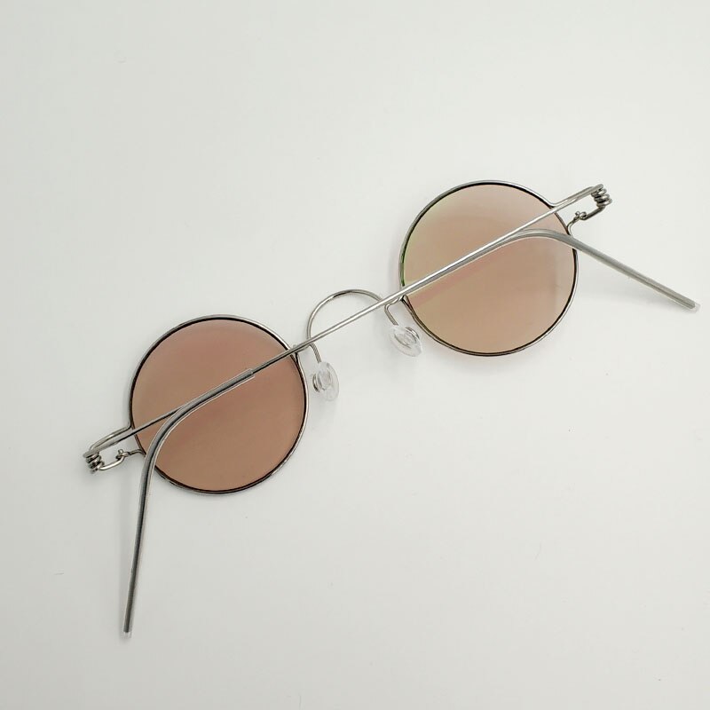 Handcrafted Screwless Round Various Diameter Eyeglasses Customizable Lenses Frame Yujo   