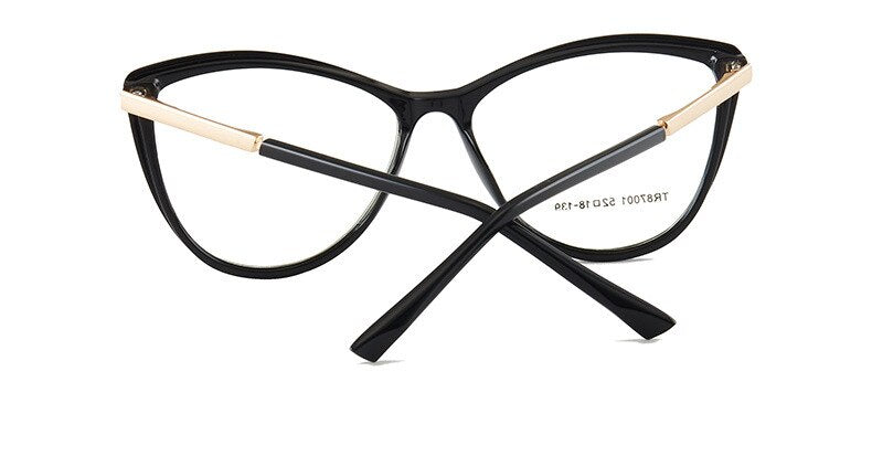 Yimaruili Women's Full Rim TR 90 Cat Eye Frame Eyeglasses TR7001 Full Rim Yimaruili Eyeglasses   