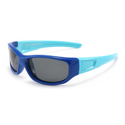Ralferty Kids' Sunglasses - Polarized & Unbreakable K800 C11 Shiny Black / with Glasses Case