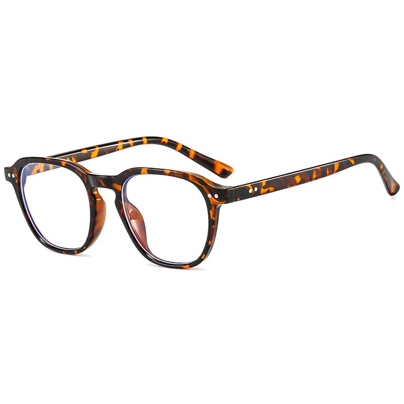 Hotochki Unisex Full Rim Frame Eyeglasses Anti Blue Light 3397 Full Rim Hotochki Leopard  