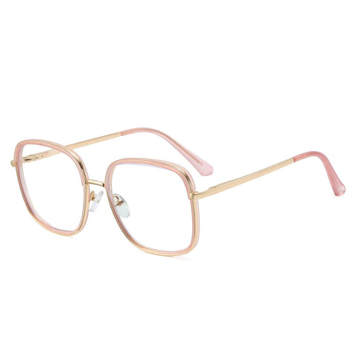 Hotony Women's Full Rim Square TR 90 Resin Frame Eyeglasses 95305 Full Rim Hotony   