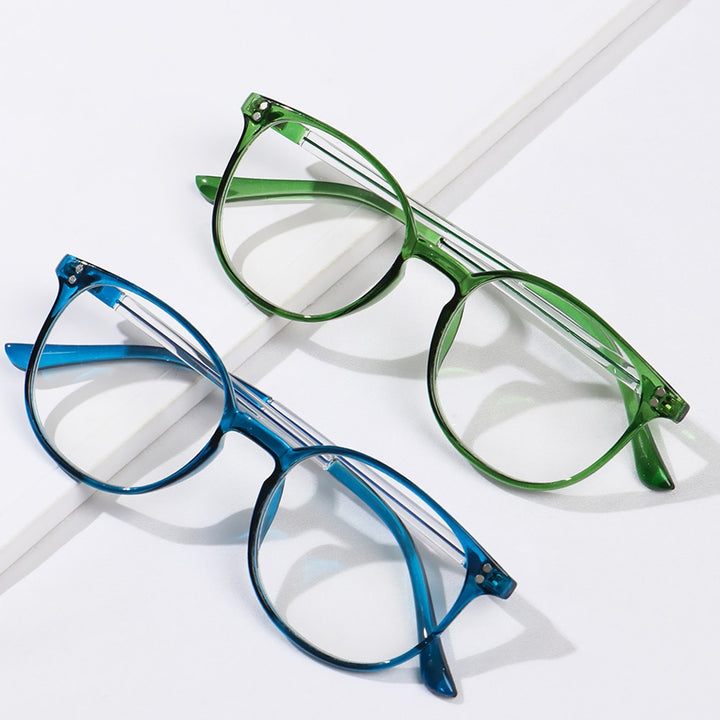 High-Definition Reading Glasses Unisex Ultralight Pc Frames Glasses Vision Care Eyewear +1.00~4.00 Reading Glasses Gootrades   