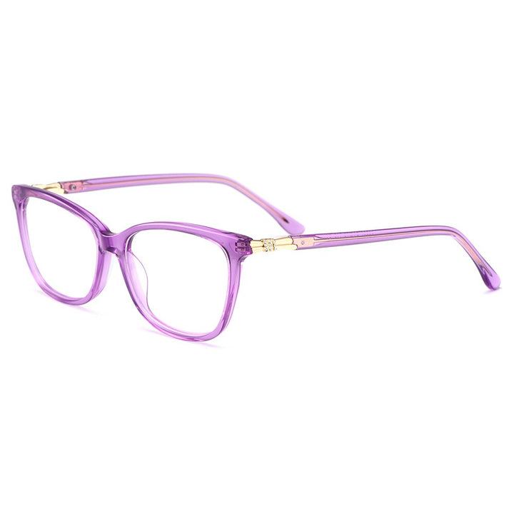 Women's Eyeglasses Acetate Alloy M22001 Frame Gmei Optical C2  