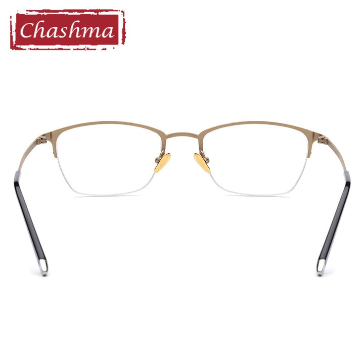 Men's Eyeglasses Pure Titanium 18502 Frame Chashma   