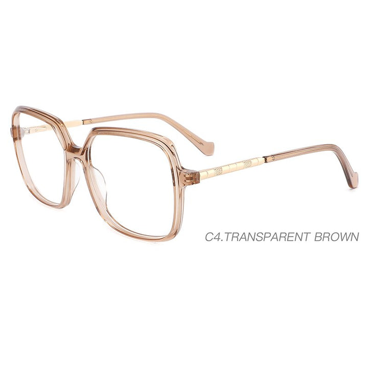 Women's Eyeglasses Acetate Metal Square Mg6156 Frame Kansept MG6156C4  