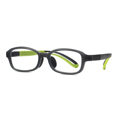 Ralferty Kids' Eyeglasses Flexible Silicone D5117 Frame Ralferty C4 Dark Gray  