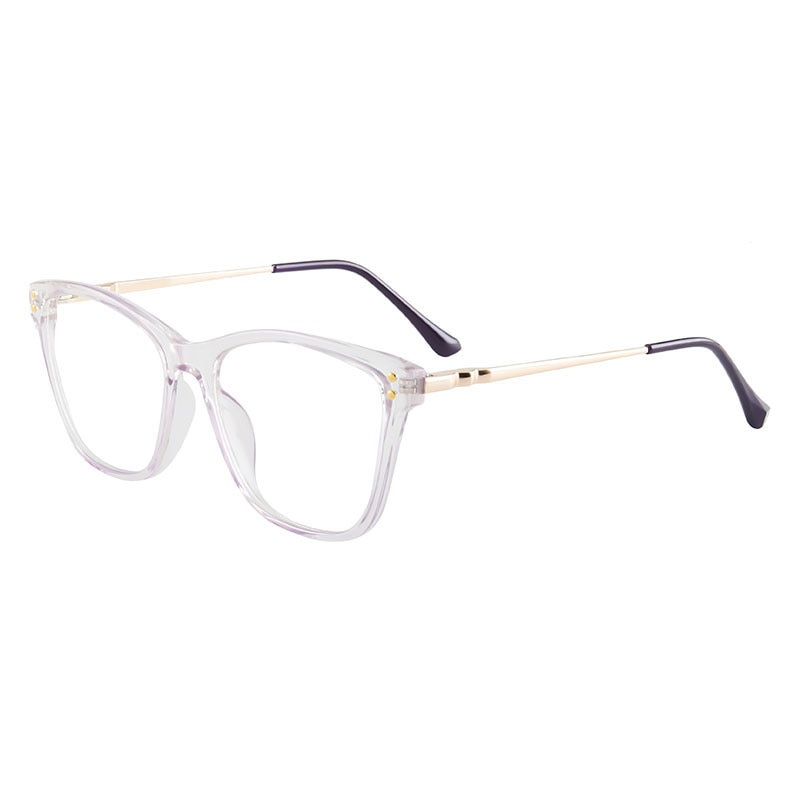 Hotony Women's Full Rim TR 90 Resin Cat Eye Frame Eyeglasses 7032 Full Rim Hotony Lavender  