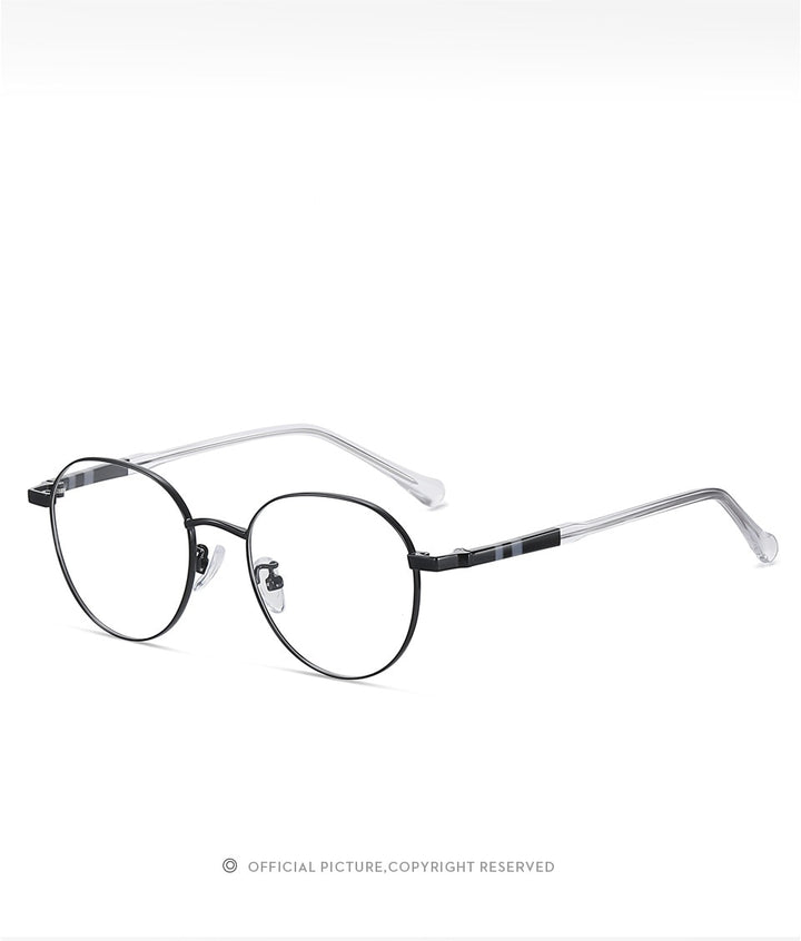 KatKani Unisex Full Rim Acetate Alloy Frame Eyeglasses K1922 Full Rim KatKani Eyeglasses   