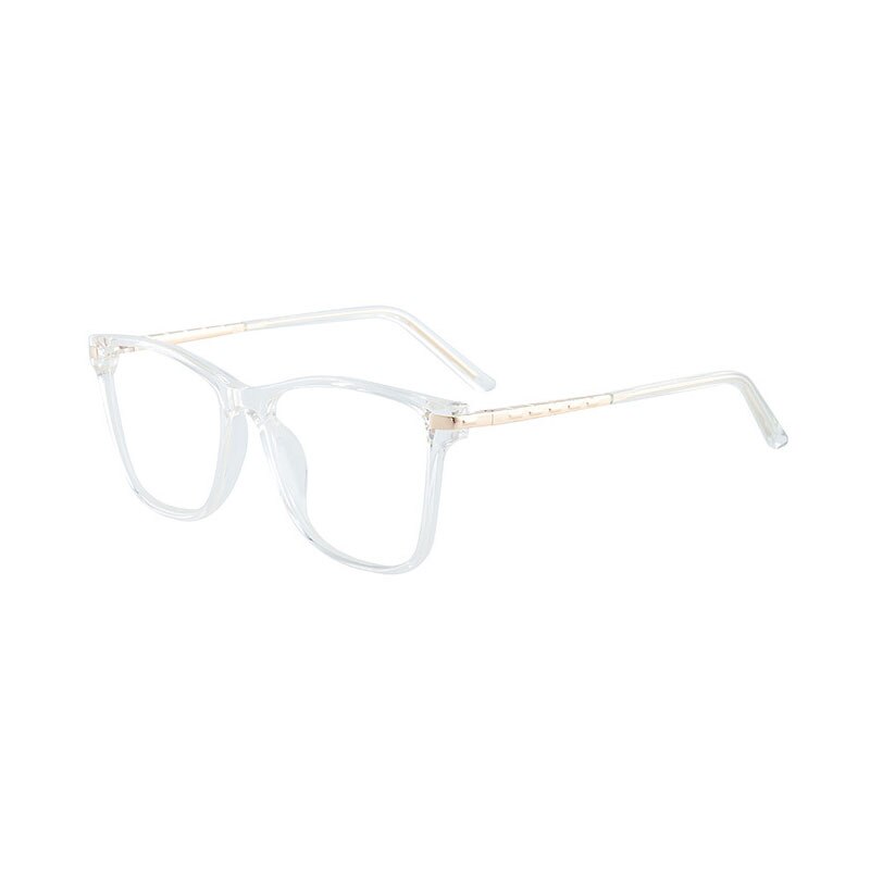Hotony Women's Full Rim TR 90 Resin Square Frame Eyeglasses 7039 Full Rim Hotony Transparent  
