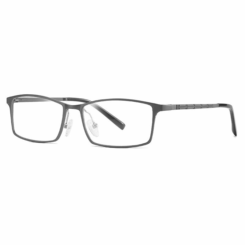 Hotochki Unisex Full Rim Alloy Frame Square Eyeglasses 6300 Full Rim Hotochki gray  