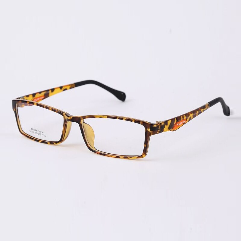 Oveliness Unisex Full Rim Square Tr 90 Titanium Eyeglasses 5024 Full Rim Oveliness   