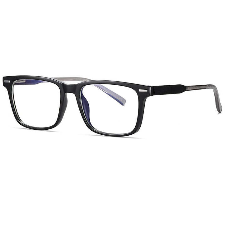 Hotochki Unisex Full Rim Square PC Plastic Resin Frame Eyeglasses 2323 Full Rim Hotochki C01  