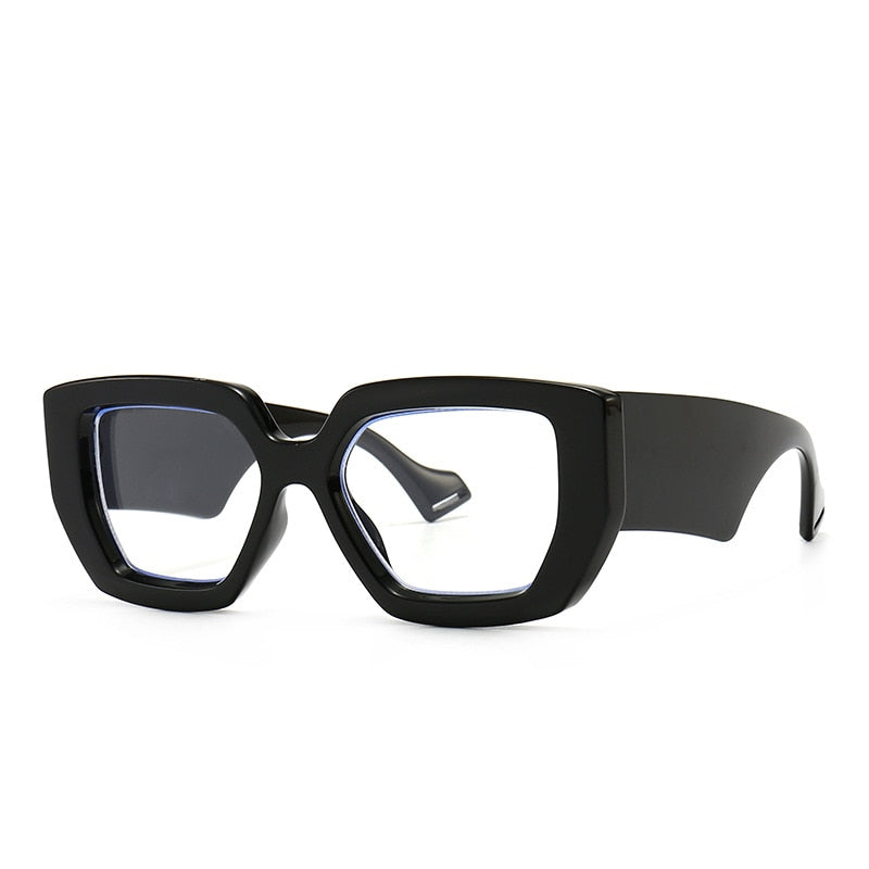 CCSpace Unisex Full Rim Cat Eye Resin Alloy Frame Eyeglasses 46357p Full Rim CCspace C1Black  