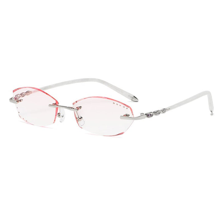 Zirosat 58075 Women's Eyeglasses Rimless Clear Eyewear Frame Rimless Zirosat   